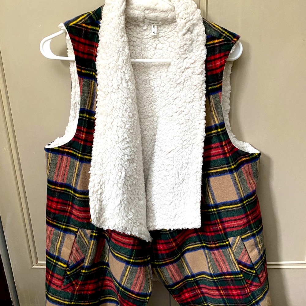 Plaid Vest